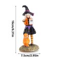 thumbnail image 3 of Witch Resin Statues Fun And Realistic Standing Witch Themed Statues Statues Decorated With Craft Decorations For Family Table Decorations, 3 of 5