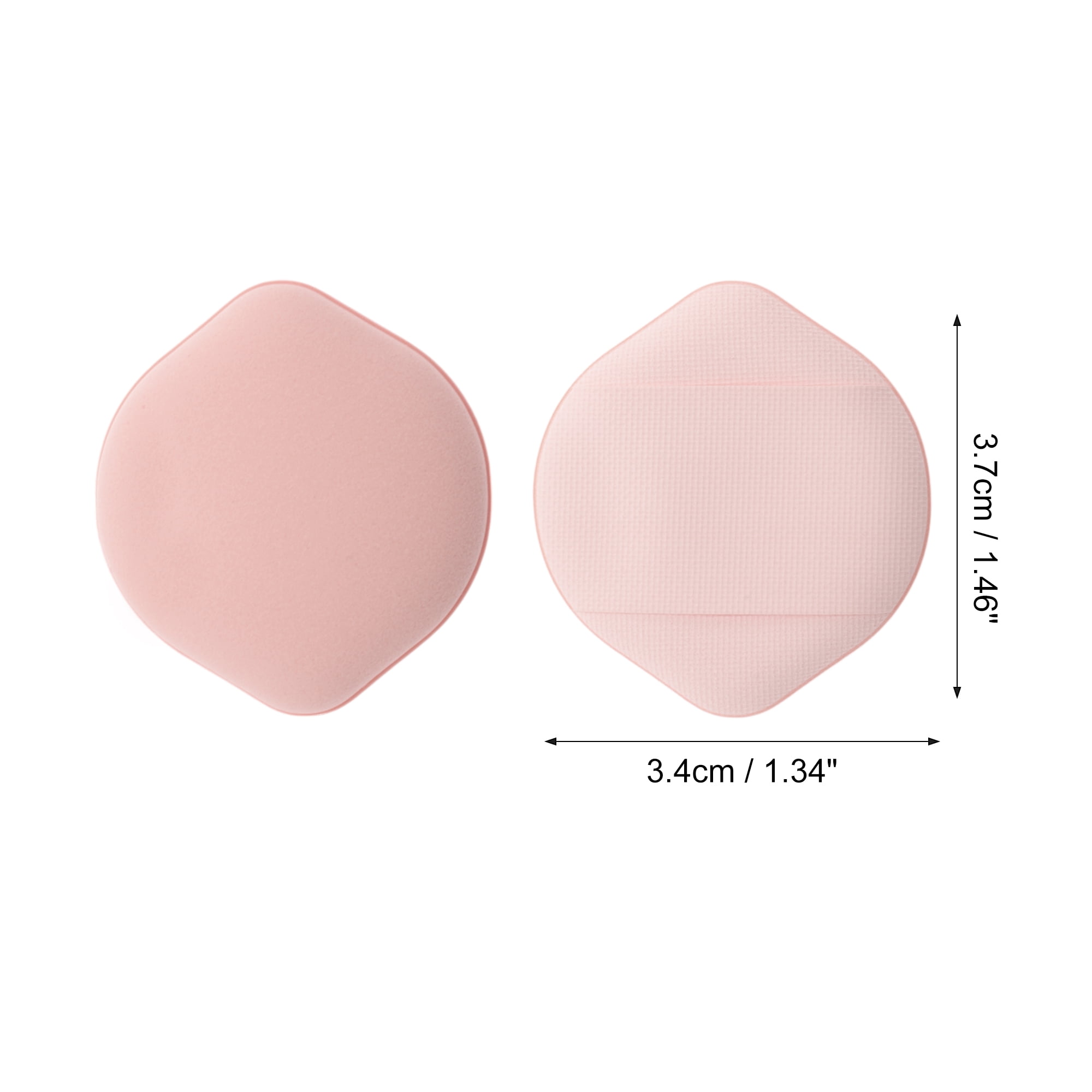 Unique Bargains 5 Pcs Gourd Shape Face Makeup Sponge for Travel Pink