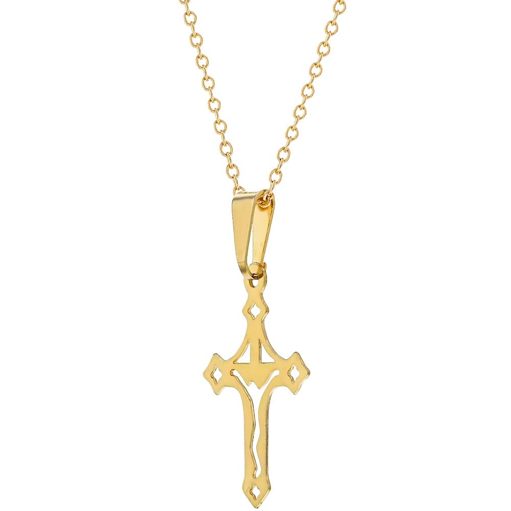 Jesus cross necklace walmart Clearance