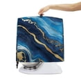 thumbnail image 5 of FOR U DESIGNS Blue Gold Marble Stand Mixer Cover compatible with Kitchen Aid Mixer Portable Mixer Dust Covers Multi Pockets Compatible with Kitchen Aid 6-8 Quart Bowl Lift - L, 5 of 8