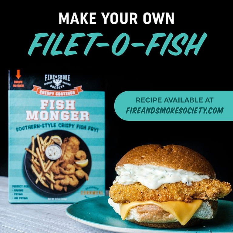 Fire and Smoke Fish Monger Seasoning, 16 Ounce -- 6 per case