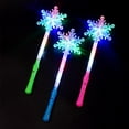 thumbnail image 2 of hejhncii 14.6x4.1in Bright Lamp Light Stick Glowing Stick Magic Projection Flashing Star Light Stick for Concerts Night Club, 2 of 17