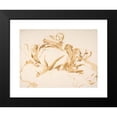 thumbnail image 2 of Giovanni Battista Tiepolo 14x11 Black Modern Framed Museum Art Print Titled - Two Women and a Winged Boy on Clouds (1696-1770), 2 of 5