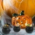thumbnail image 3 of Tupukom Halloween Decorations Halloween Mini Witch Cauldron Kettles Multi-purposed Small Plastic Cauldron Halloween Pot Candy holder for Halloween & St. Patrick’s Day Party Favors Decor, 3 of 9