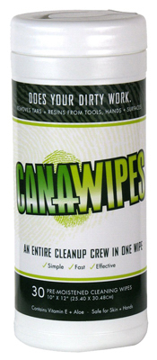 Cleaning Wipes, 30 PK., Hydrofarm, CW1200
