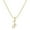 J, variant on Initial Rhinestone Necklace Gold Plated Initial Necklace A Z 26 Alphabet Letter Necklace For Women Jewelry Necklace
