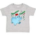 thumbnail image 3 of Inktastic I Want a Hippopotamus for Christmas Hippo in Santa Hat Boys or Girls Toddler T-Shirt, 3 of 5