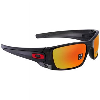 Oakley Gascan Prizm Ruby Wrap Men's Sunglasses with UV Protection