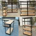 Bowoshen 5Tier Heavy Duty Storage Shelves,Garage Shelving Units And