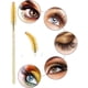 thumbnail image 2 of 50 pz. Cepillos desechables con purpurina para cejas y pestañas, cepillos cosméticos para maquillaje con mango de cristal, 2 of 6