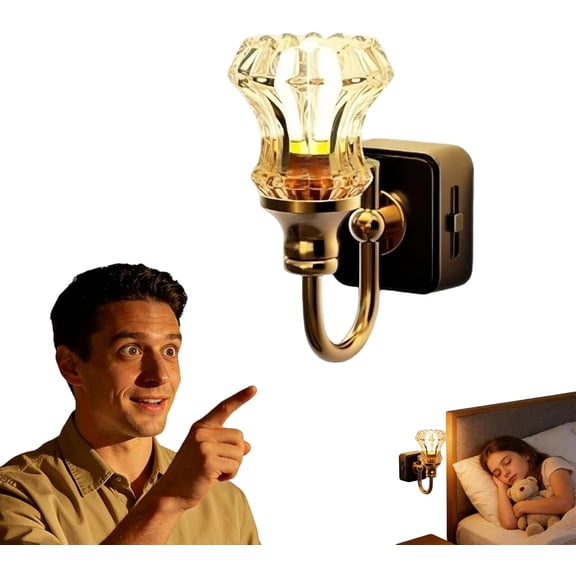Flower Candle LED Vintage Plug in Night Light, Flower Candle LED Night Light Plug Into Wall, Retro Soft Warm Plug-in Walls Nightlight, for Bedroom, Bathroom, Living Room (1PCS)