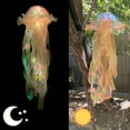 thumbnail image 4 of 5Pcs Colorful LED Jellyfish String Lights, Battery Powered Hanging Jellyfish Lanterns (Not Included), Glow Under the Sea Décor for Mermaid Parties, Bedroom Ambience, Ocean Theme Decorations, 4 of 9