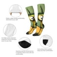 thumbnail image 3 of Fuzoiu Quirky Cartoon 123 Print Adult Stockings,Crew Socks,Unisex Fashion Socks, Casual Sports Socks,Comfortable Crew Socks for Everyday Wear and Sports, 3 of 6