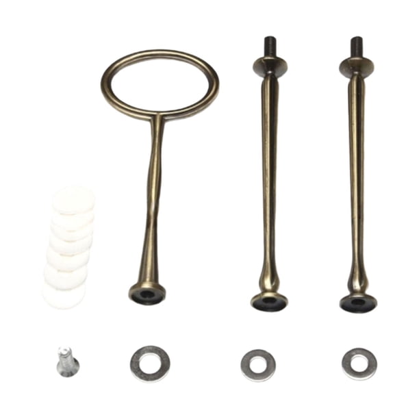 Soporte para pastel Soledad de 3 niveles mango de Hardware Varilla de Metal