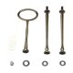 thumbnail image 1 of Soporte para pastel Soledad de 3 niveles mango de Hardware Varilla de Metal, 1 of 10