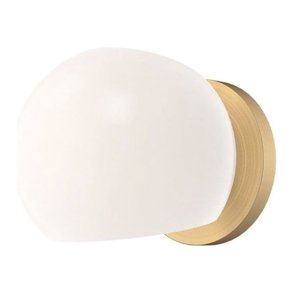 Alora Lighting WV548006BGOP Willow 5" Tall Bathroom Sconce - Gold
