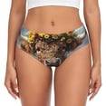 thumbnail image 1 of Fotbe Cute Cow Sunflower Crown A Calzones Estampados para Mujer – Ropa Interior de Algodón, Cómoda, Suave y Elástica-X-Small, 1 of 6