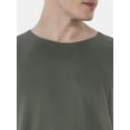 thumbnail image 6 of No Boundaries Men's & Big Men's Longline Curved Hem Elongated Tee Shirt, 2-Pack, Sizes XS-5XL, 6 of 7