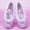 Purple, variant on Cute Ballet For Girls Lace Cat Shape Toddler Dance Shoes For Performance And Practice Girls Sandals Size 10