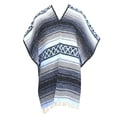 thumbnail image 4 of Del Mex Classic Mexican Blanket Poncho, Tan, 4 of 4