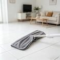 thumbnail image 5 of Microfiber Mop Replacement Pads, Lint‑Free Thickened Floor Cleaning Cloths, Compatible with 11.8x19.6 in Frames, Snap Fastener, Reusable & Washable, 3 Colors, 5 of 6