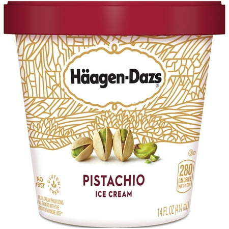 HAAGEN-DAZS Pistachio Ice Cream 14 fl. oz. Carton