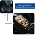 thumbnail image 5 of Cat Furry Printed Soft Armrest Cover 12.5x8.2 Inch for Car Armrest Mat and Car Armrest Cover, 5 of 6