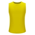 thumbnail image 6 of Men's Tank Top Summer Fashionable Men's Solid Color Tight Fitting Casual Sleeveless Fitness Top Round Neck Loose Fit Shirt Workout Gym Shirts, 6 of 7