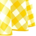 thumbnail image 6 of Hiasan Checkered Round Tablecloth 50 Inch - Waterproof & Wrinkle Resistant Washable Fabric Spring Table Cloth for Dining Room Party Outdoor Picnic, Yellow and White, 6 of 8