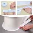 thumbnail image 6 of ICERUN White Caulk Tape, Waterproof Caulking Tape, Self Adhesive Toilet Caulking Sealant, Toilet Seal, Toilet Sealer Around Toilet Base, Caulk Tape for Toilet, Bathroom, Bathtub Wall, 6 of 7