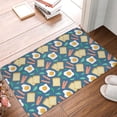 thumbnail image 4 of Pofeuu Eggs Toast Bacon And Arugula Print Flannel Doormats Rug16"x24"Rug Washable Doormats Indoor Outdoor Rugs for Layered Front Door Mats, Porch, Kitchen, Entryway, 4 of 7