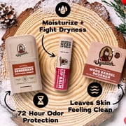 Dr. Squatch Holiday Gifts for Men – Mini Bar Soap, Mini Deodorant & Lip Balm – Wood Barrel Bourbon + Wild Watermelon (3-Pack)