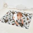 thumbnail image 2 of White Dinosaurs Label Pattern Blanket,Comfortable Soft Lamb Wool Throw Blanket,All Season,Warm Lightweight Blankets for Sofa Bed Couch Living Room Chair,30"x40", 2 of 4