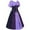 Purple, variant on TAGOLD Halloween Dress for Womens,Fashion Womens Short Sleeve Round Neck Dress Comfy Summer Cold Shoulder Ladies Dress