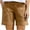 Khaki, variant on Simua Women's Summer Shorts Fashion Solid Color Elastic Waist Casual Shorts
