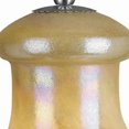 thumbnail image 3 of Bell Design Glass Shade Pendant Lighting with Cord, Beige and Silver, 3 of 3