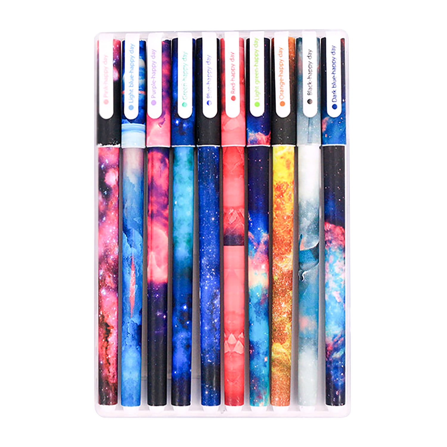 10 PCS Office School Accessories 0.38mm Pen Nice Gel Pens Colorful Cute Gift 