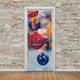thumbnail image 5 of 2 unids/set bola de Navidad pegatinas para puerta de refrigerador pegatinas impermeables para Mural de pared, 5 of 5
