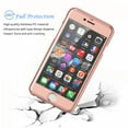 thumbnail image 2 of Apple iPhone 6 Case, Case For iPhone 6, iPhone 6 Screen Protector, Thin Premium Dual Layer Hard Case For iPhone 6 with Tempered Glass Screen Protector For iPhone 6 4.7" -Rose Gold, 2 of 4
