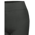 thumbnail image 4 of A2Y Women's Basic Solid Premium Cotton High Rise Bike Shorts Charcoal XL, 4 of 6