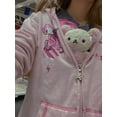 thumbnail image 5 of 2023 nuevo patrón de dibujos animados coreano rosa lindo cremallera sudadera con capucha y2k Harajuku alta moda callejera casual suelta pareja abrigo ins, 5 of 5