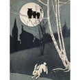 thumbnail image 3 of Willard Bonte 15x18 Black Modern Framed Museum Art Print Titled - The Sandman Rhymes (1904), 3 of 5