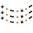 thumbnail image 1 of Coofit 3PCS 13.12FT Halloween Banner Creative Paper Hanging Banner Party Decoration, 1 of 6