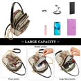 thumbnail image 6 of Women's Crossbody Handbag Shoulder Handbag 5.91x3.15x8.27 Inch Bank Card Bag Cash Bag Key Bag Lovely Christmas Cross, 6 of 7