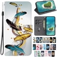 thumbnail image 2 of Flip Leather Case with Stand for iPhone 17 Air 17 Pro Max iPhone 16 16 Plus 15, Shockproof Wallet-Style Protective Cover, 2 of 25