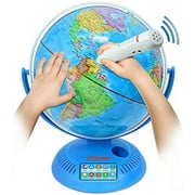 World Globe for Kids - Interactive Globe with Smart Pen - Educational Globe for Children with Interactive Maps - 9"