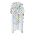 thumbnail image 2 of HELLHERO Watercolor Daisy Floral Kimono Cover Up - Lightweight Breathable Beachwear for Women | Perfect for Summer Vacation, Poolside & Tropical Trips, 2 of 6
