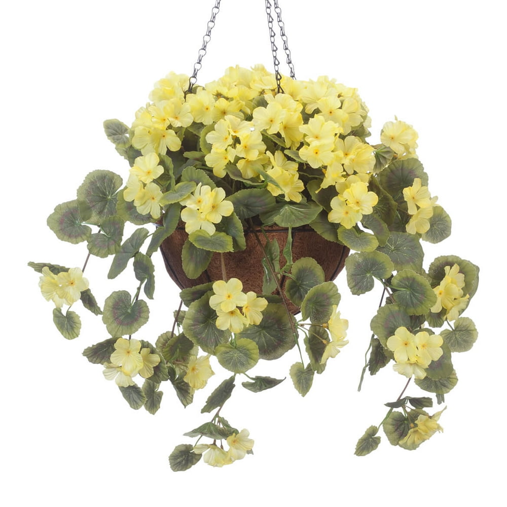 OakRidge Miles Kimball Fully Assembled Artificial Geranium Hanging