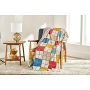 Better Homes & Gardens Oversize Reversible Velvet Plush Throw, 1 Each