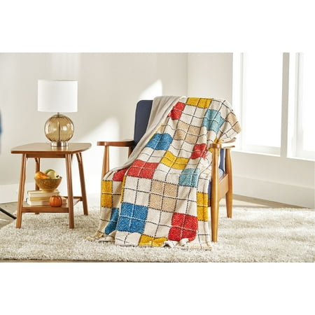 Better Homes & Gardens Oversize Reversible Velvet Plush Throw, 1 Each